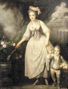 Jeanne-Philiberte Ledoux Portrait of a lady, said to be the Duchesse de Choiseul oil painting